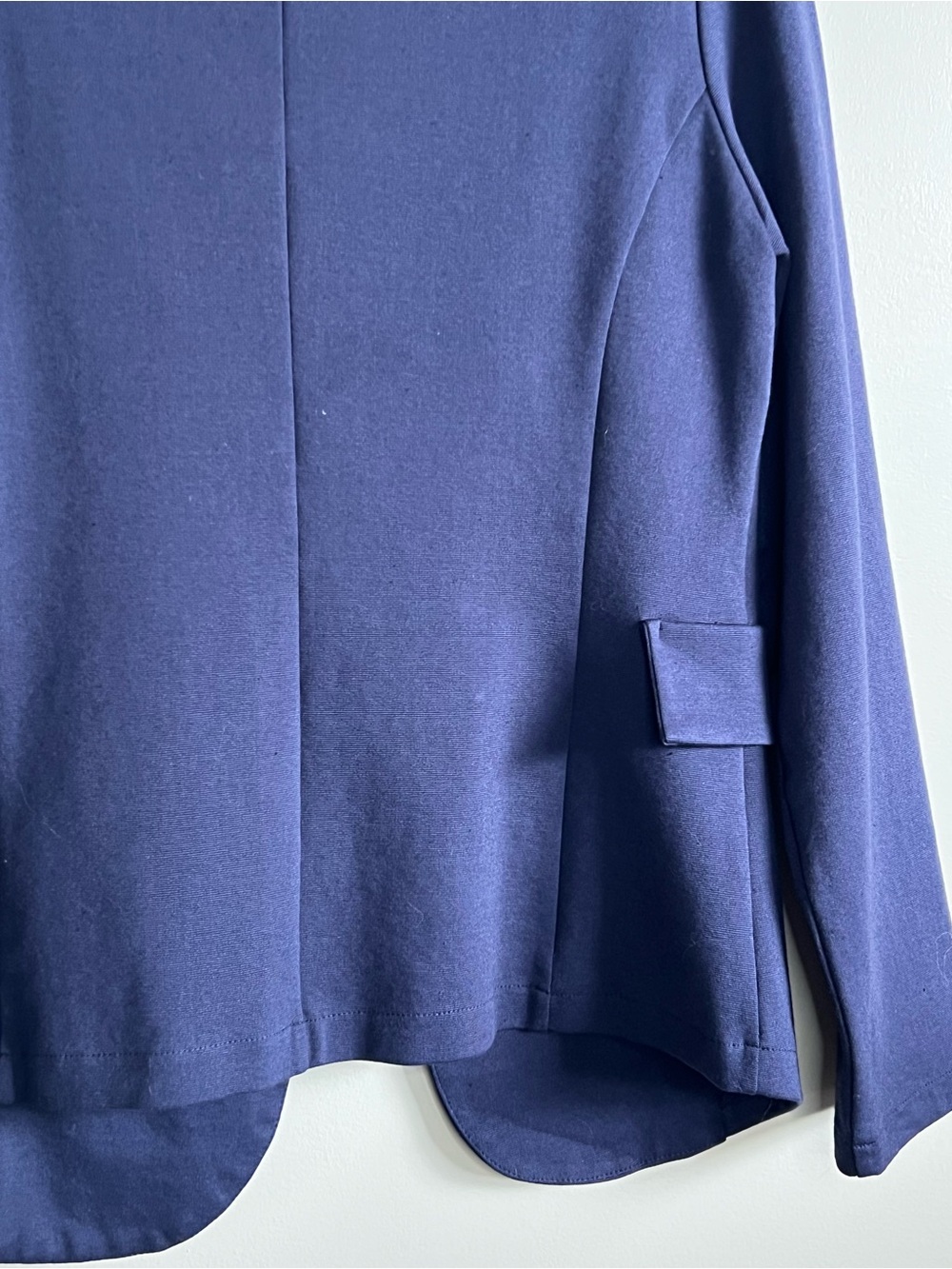 Mark Military Style Blazer Jacket Blue Silver Button Career Women Medium - Picture 12 of 12